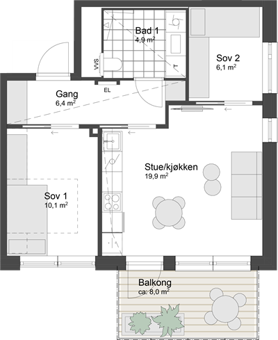 Plantegning 1